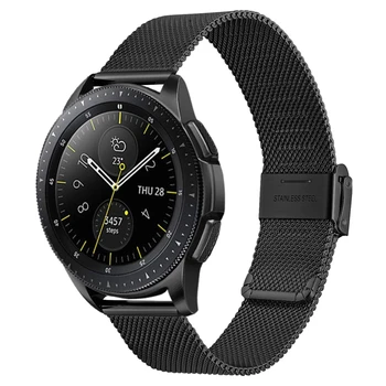  18 мм, 20 мм, 22 мм, Быстроразъемный Сетчатый Ремешок для Samsung Active2, 40 мм, 44 мм, Ремешок, Матовый Браслет для Huawei Watch GT2 /Ticwatch Pro