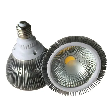 Алюминий 25 Вт E27 PAR38 Светодиодная Лампа AC85-265V COB светодиодный прожектор Заменить 50 Вт Галогенную лампу 3000 К Натуральный Белый 4000 К 6000 К