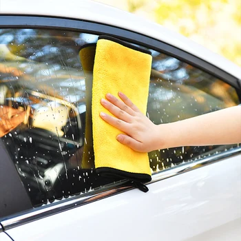  Мягкое полотенце из микрофибры для мытья автомобиля 30x30 см, Автомойка, прочные ткани с высокой впитывающей способностью