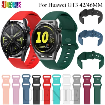  Новый 20-22 мм Силиконовый Браслет Для HuaWei GT3 42 мм 46 мм Ремешок Для Смарт-часов Huawei Watch GT runner 46 мм/GT2 Pro Браслет Correa