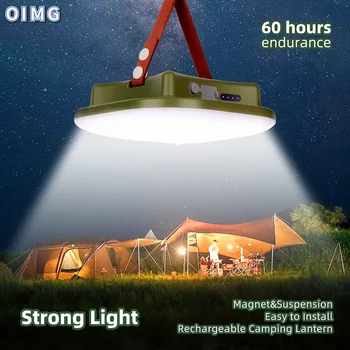  Новый Обновленный Перезаряжаемый светодиодный фонарь для кемпинга емкостью 15600 мАч с магнитным зумом, портативный фонарь, освещение для палатки, Техническое обслуживание, Освещение