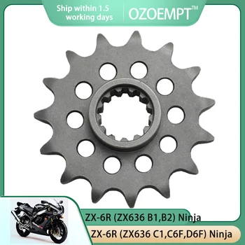  Передняя звездочка мотоцикла OZOEMPT 520-15 T Применяется к ZX-6R (ZX636 B1, B2) Ninja 03-04 ZX-6R (ZX636 C1, C6F, D6F) Ninja 05-06